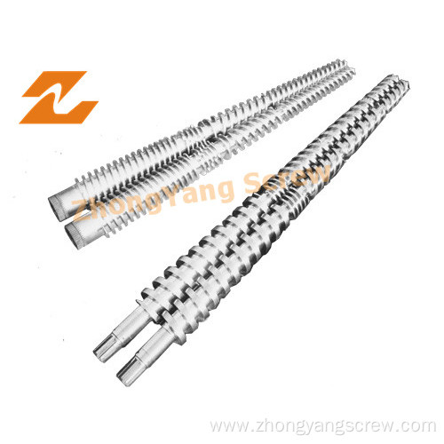 Twin Conical Screw Barrel PVC Extrusion Screw Barrel Double Screw Barrel